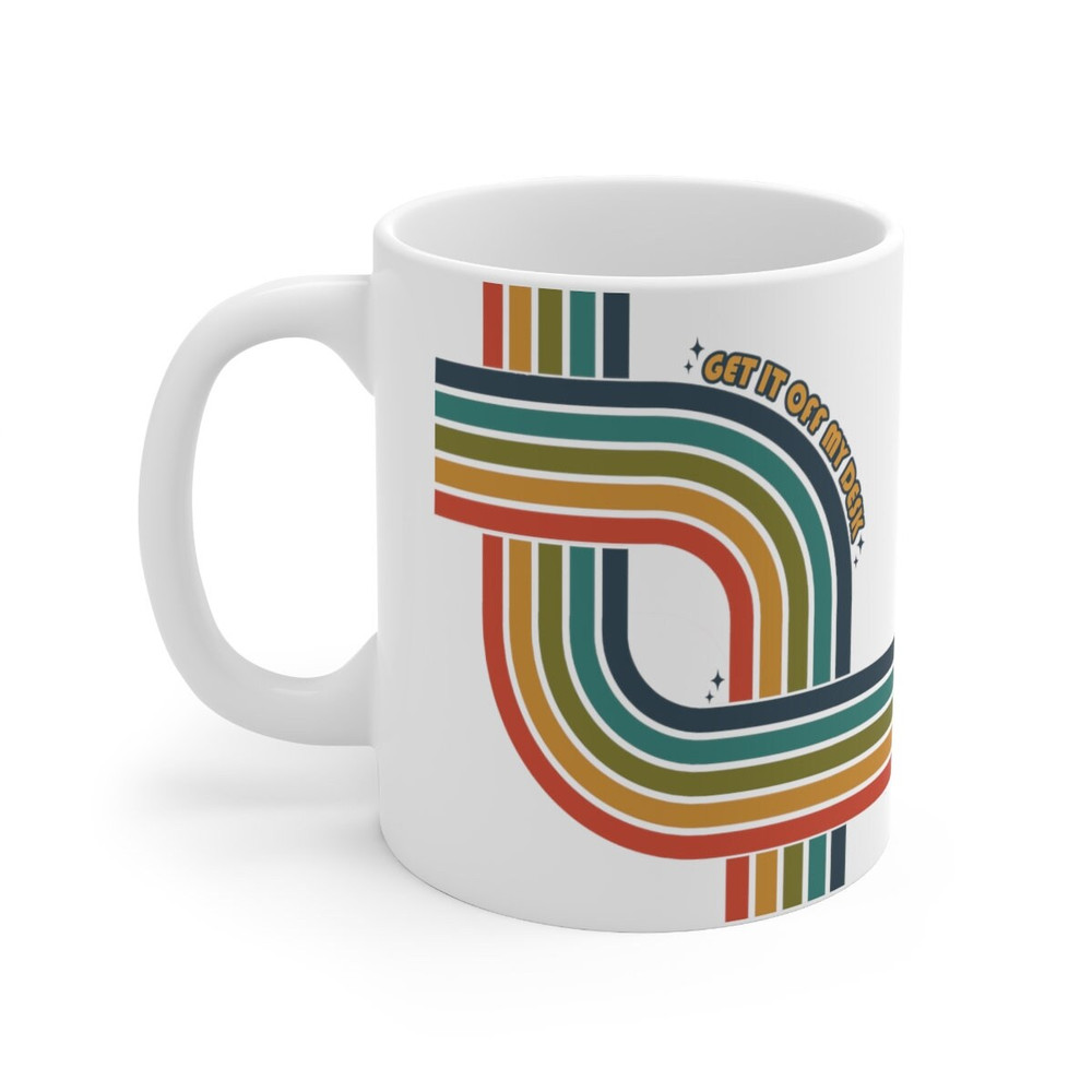 Get it off my desk retro rainbow mug, taylor swift mug, lavender haze mug, taylor swift gift, Ceramic Mug 11oz - 3.jpg