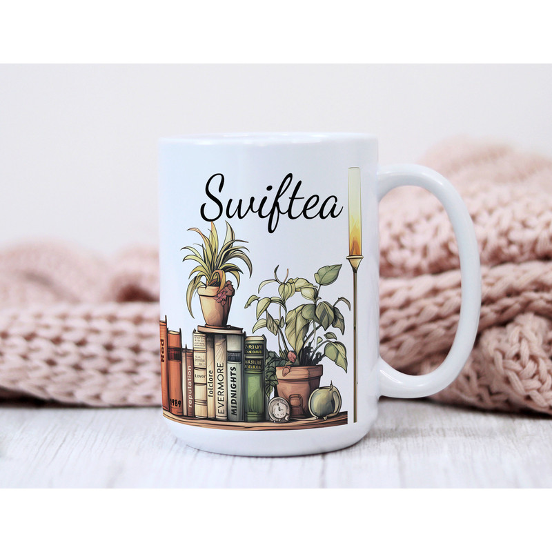 Swiftea Mug, 11oz, 15 oz Book Coffee Mug, Taylor Swift Album mug, Swiftie mug, Swiftie fan gift, Era Tour, Taylor's Version mug - 6.jpg