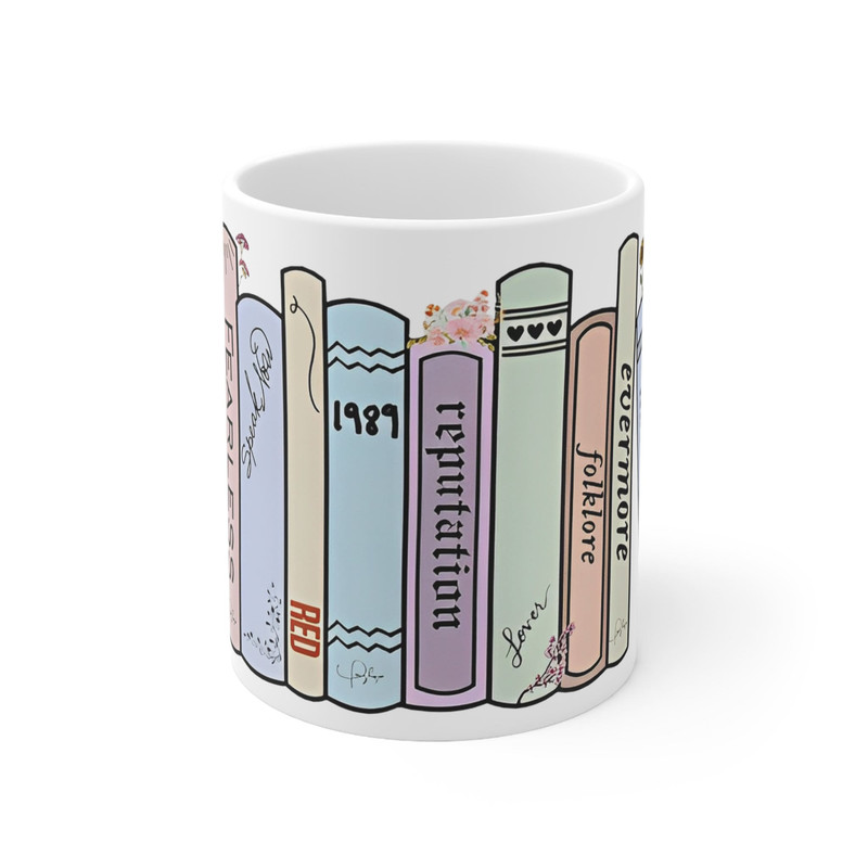 Taylor Swift Eras Books Ceramic Mug 11oz - 3.jpg