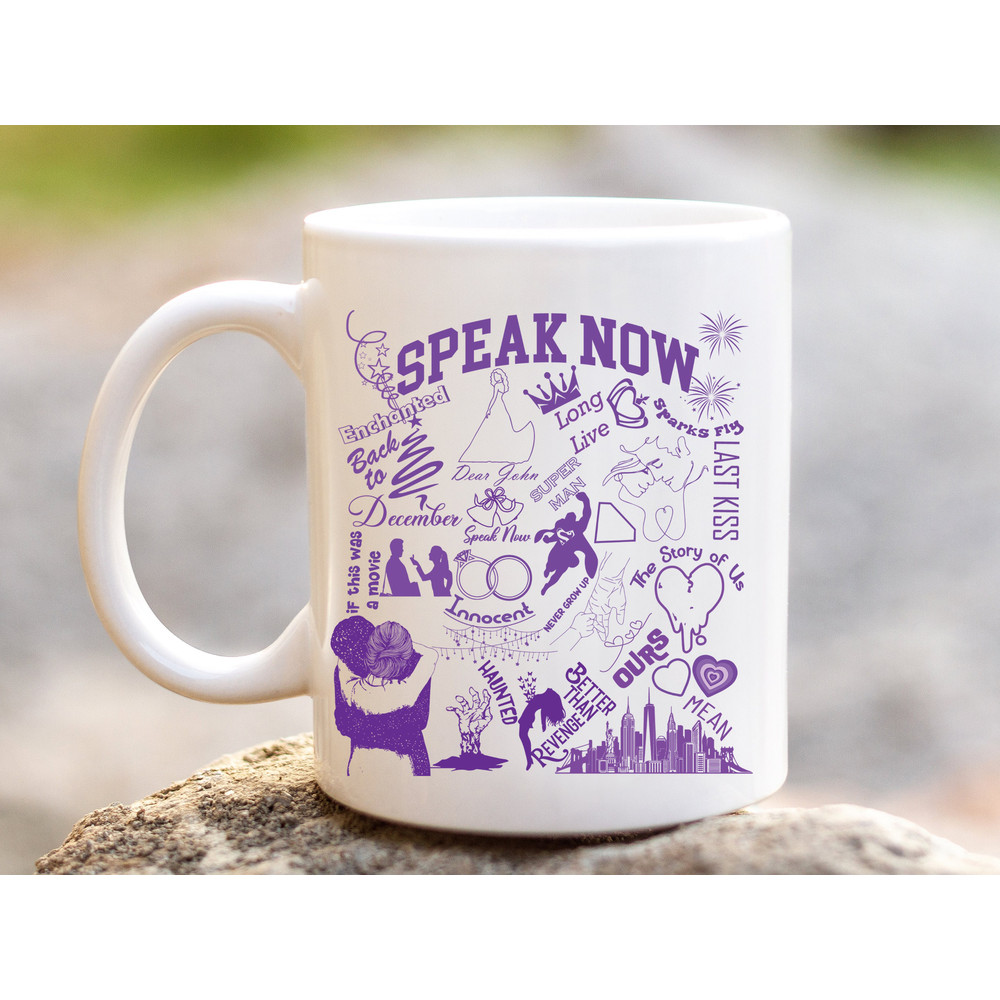 Taylor Swift Speak Now Ceramic Mug 11oz Speak Now Merch Speak Now Coffee Mug Speak Now Taylor Swift Merch Taylor Speak Now Mug Swiftie - 1.jpg