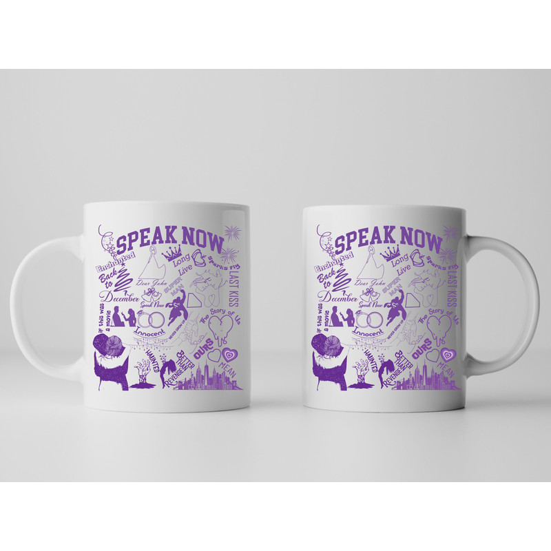Taylor Swift Speak Now Ceramic Mug 11oz Speak Now Merch Speak Now Coffee Mug Speak Now Taylor Swift Merch Taylor Speak Now Mug Swiftie - 3.jpg