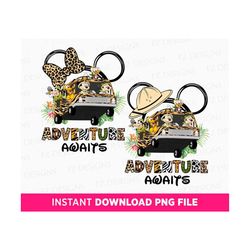 adventure awaits png, bundle family trip, animal kingdom png, family safari tour png, vacay mode, png files for sublimat