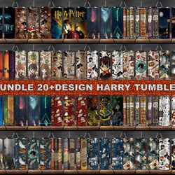 bundle 20  design harry tumbler, tumbler bundle design, sublimation tumbler bundle, 20oz skinny tumbler 06