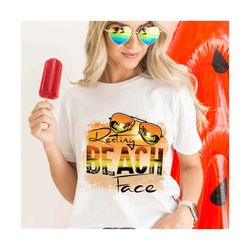 resting beach face png file for sublimation printing, sublimation design, beach png, summer png, sublimation printing, s