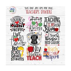 teacher bundle svg, teacher gifts svg, school svg, teacher appreciation, teacher cut file, teacher cutting file design,