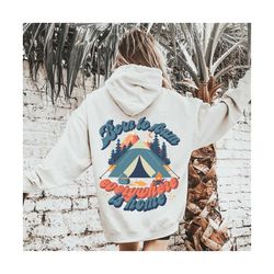 camping png file - sublimation designs, camping png, summer, t-shirt designs, digital design download, born to roam, eve