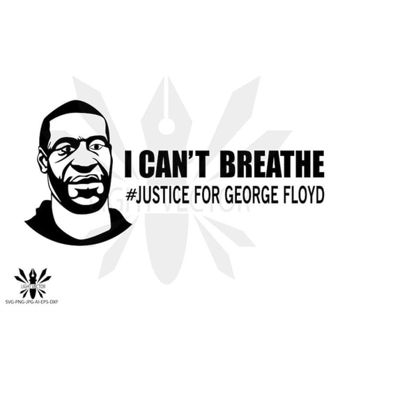 George Floyd Card George Floyd SVG, silhouette, INSTANT DOWNLOAD, svg-png-eps- - Inspire ...