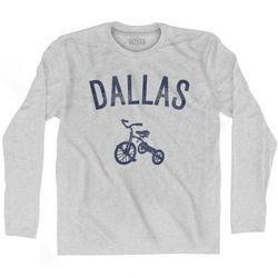 Dallas City Tricycle Adult Cotton Long Sleeve T-shirt