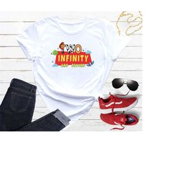 toy story birthday shirt, two infinity and beyond, buzz lightyear birthday shirts, toy story custom birthday shirts, toy