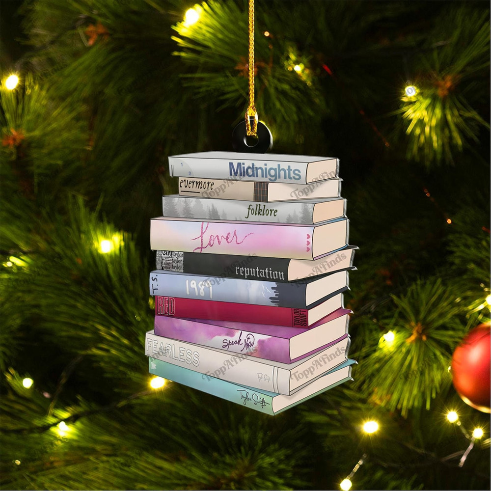 Swiftie Acrylic Ornament, Taylor Christmas Ornament Shape, TS Christmas Ornament, Swiftie Ornament, 2023 Ornament Gift Fan, Xmas Tree Decor - 1.jpg