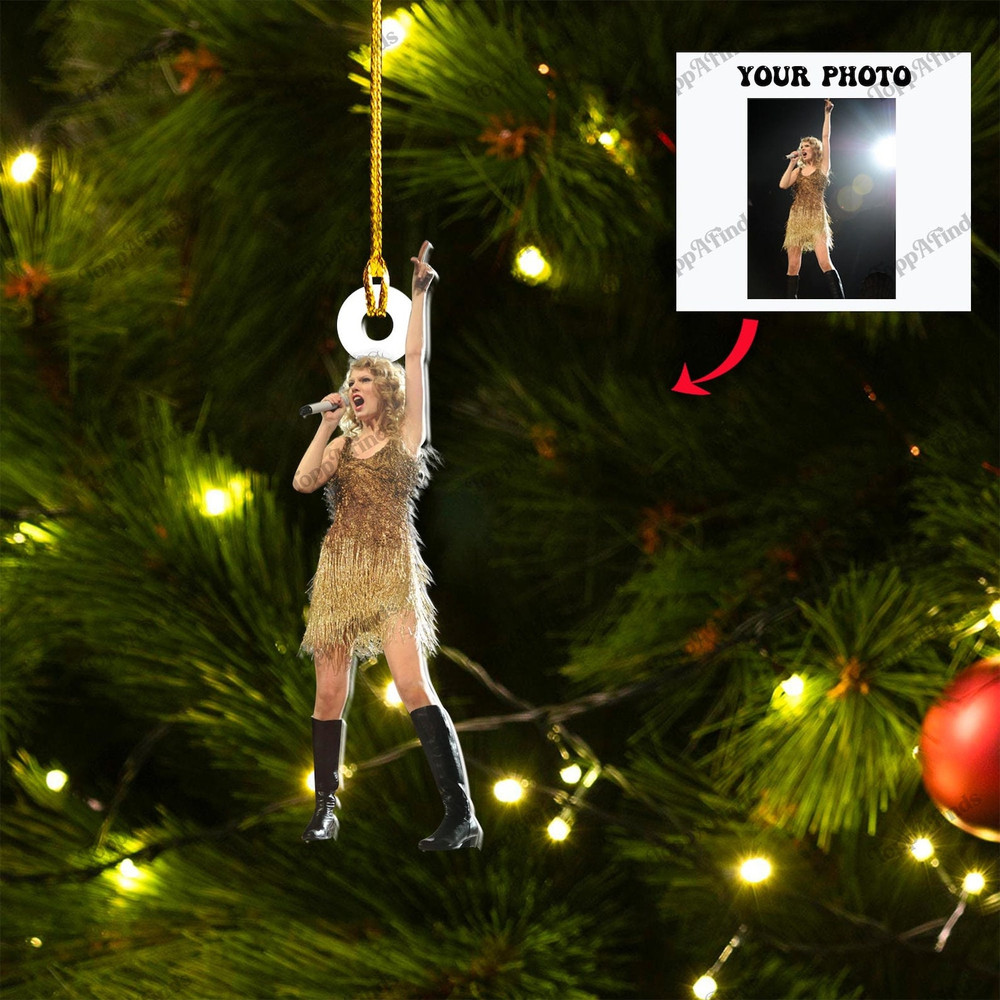 Swiftie Acrylic Ornament, Taylor Christmas Ornament Shape, TS Christmas Ornament, Swiftie Ornament, 2023 Ornament Gift Fan, Xmas Tree Decor - 2.jpg