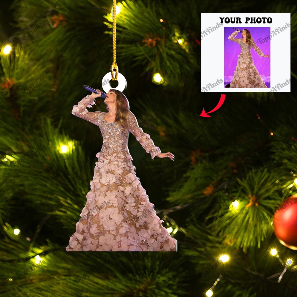 Swiftie Acrylic Ornament, Taylor Christmas Ornament Shape, TS Christmas Ornament, Swiftie Ornament, 2023 Ornament Gift Fan, Xmas Tree Decor - 3.jpg