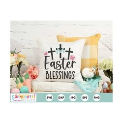 easter blessings cross svg, religious easter svg