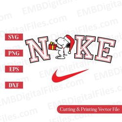 snoopy merry christmas gift svg for cricut