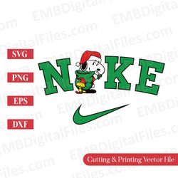 snoopy santa clause svg for cricut