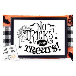 no tricks just treats svg, halloween svg, happy halloween svg, witch svg