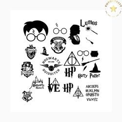 harry potter bundle svg, trending svg, harry potter, harry svg, potter svg, wizard svg, harry potter clipart, harry pott