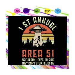 1st annual area 51, area 51, 1st annual area svg, nevada svg, ufo svg, alien ufo, ufo gift,trending svg for silhouette,