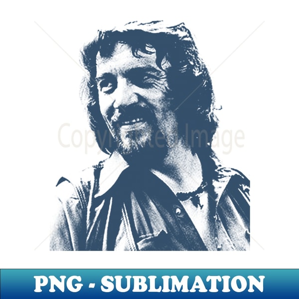 Waylon Color Waylon Jennings - Blue Vintage Color - Instant PNG Sublimati | Inspire ...