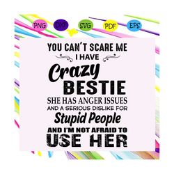 i have crazy besite, anger svg, anger gift, walk away, anger issues, stupid people, funny gift, trending svg for silhoue