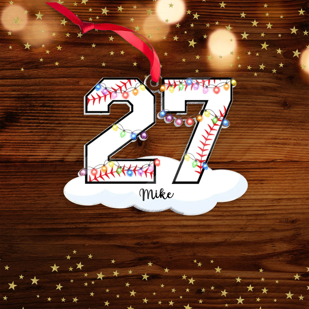 Personalized Baseball Equipment Christmas Ornament - Baseball Personalized Ornament - Personalized Baseball Ornament - Baseball Team Gift - 2.jpg
