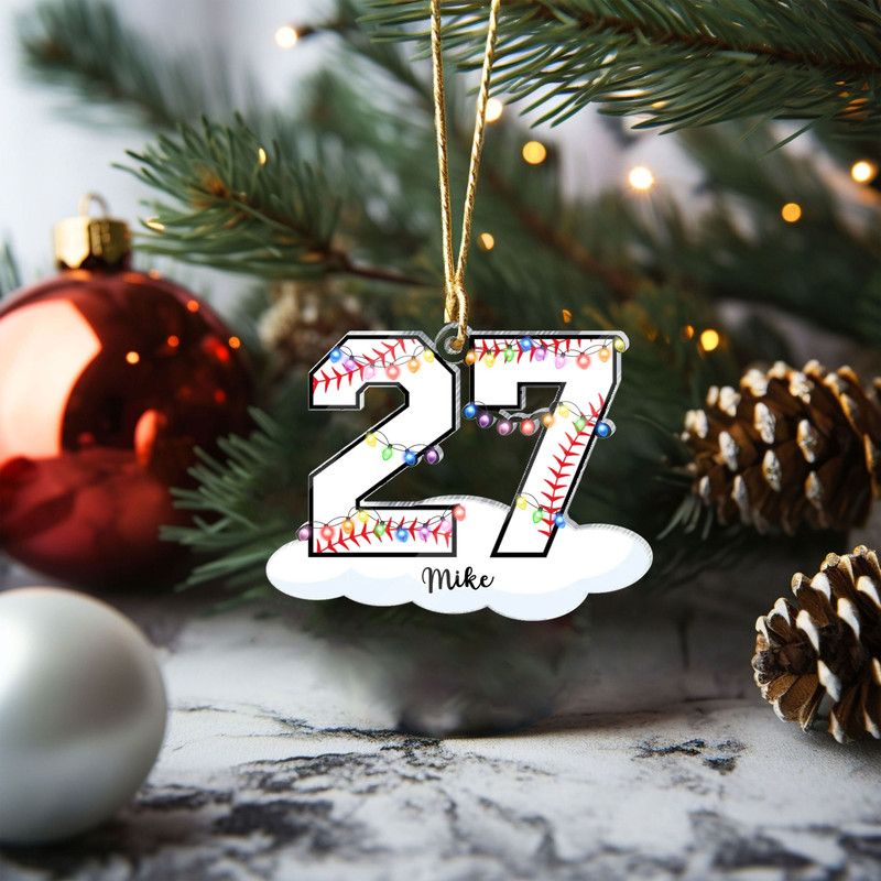 Personalized Baseball Equipment Christmas Ornament - Baseball Personalized Ornament - Personalized Baseball Ornament - Baseball Team Gift - 3.jpg