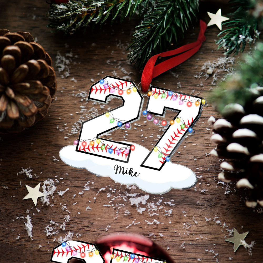 Personalized Baseball Equipment Christmas Ornament - Baseball Personalized Ornament - Personalized Baseball Ornament - Baseball Team Gift - 4.jpg