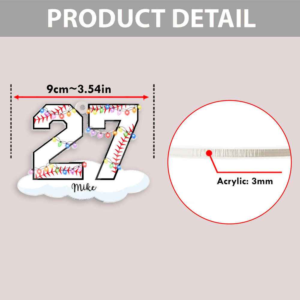 Personalized Baseball Equipment Christmas Ornament - Baseball Personalized Ornament - Personalized Baseball Ornament - Baseball Team Gift - 5.jpg