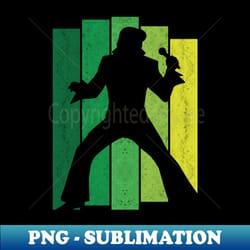 elvis - 70s retro - png transparent digital download file for sublimation - spice up your sublimation projects