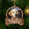 Personalized Dog Paw Ornament, Dog Memorial Ornament, Dog Memorial Gift, Loss of Pet, Pet Ornament, Christmas Keepsake, You Left Paw Prints - 5.jpg
