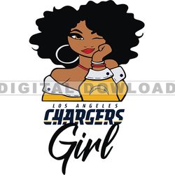 Chargers Girl Svg, Girl Svg, Football Team Svg, NFL Team Svg, Png, Eps, Pdf, Dxf file 16