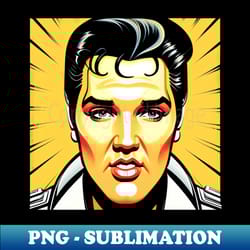 comic book style elvis - creative sublimation png download - add a festive touch to every day