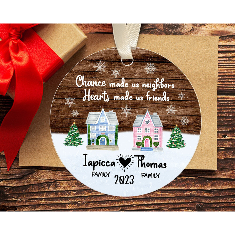Custom Neighbor Christmas Gift, Personalized Neighbor Christmas Ornament, Neighbor Moving Away Gift, New Neighbor Gift, Best Neighbor Ever - 1.jpg