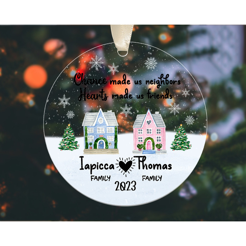 Custom Neighbor Christmas Gift, Personalized Neighbor Christmas Ornament, Neighbor Moving Away Gift, New Neighbor Gift, Best Neighbor Ever - 3.jpg