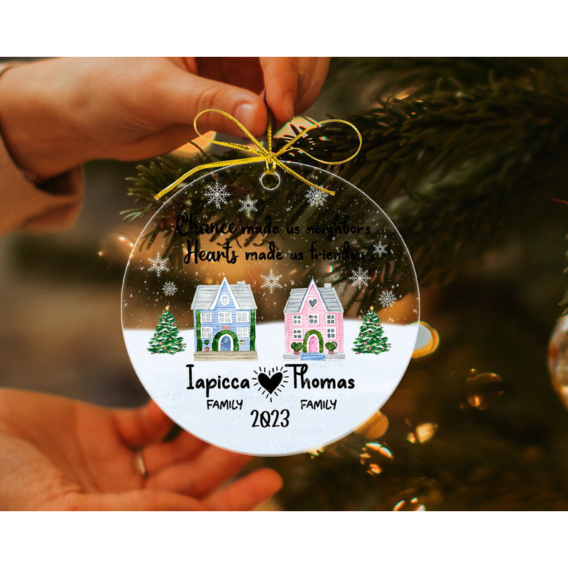 Custom Neighbor Christmas Gift, Personalized Neighbor Christmas Ornament, Neighbor Moving Away Gift, New Neighbor Gift, Best Neighbor Ever - 4.jpg
