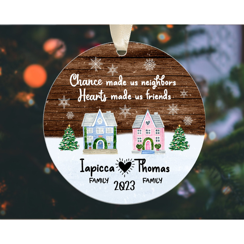 Custom Neighbor Christmas Gift, Personalized Neighbor Christmas Ornament, Neighbor Moving Away Gift, New Neighbor Gift, Best Neighbor Ever - 6.jpg
