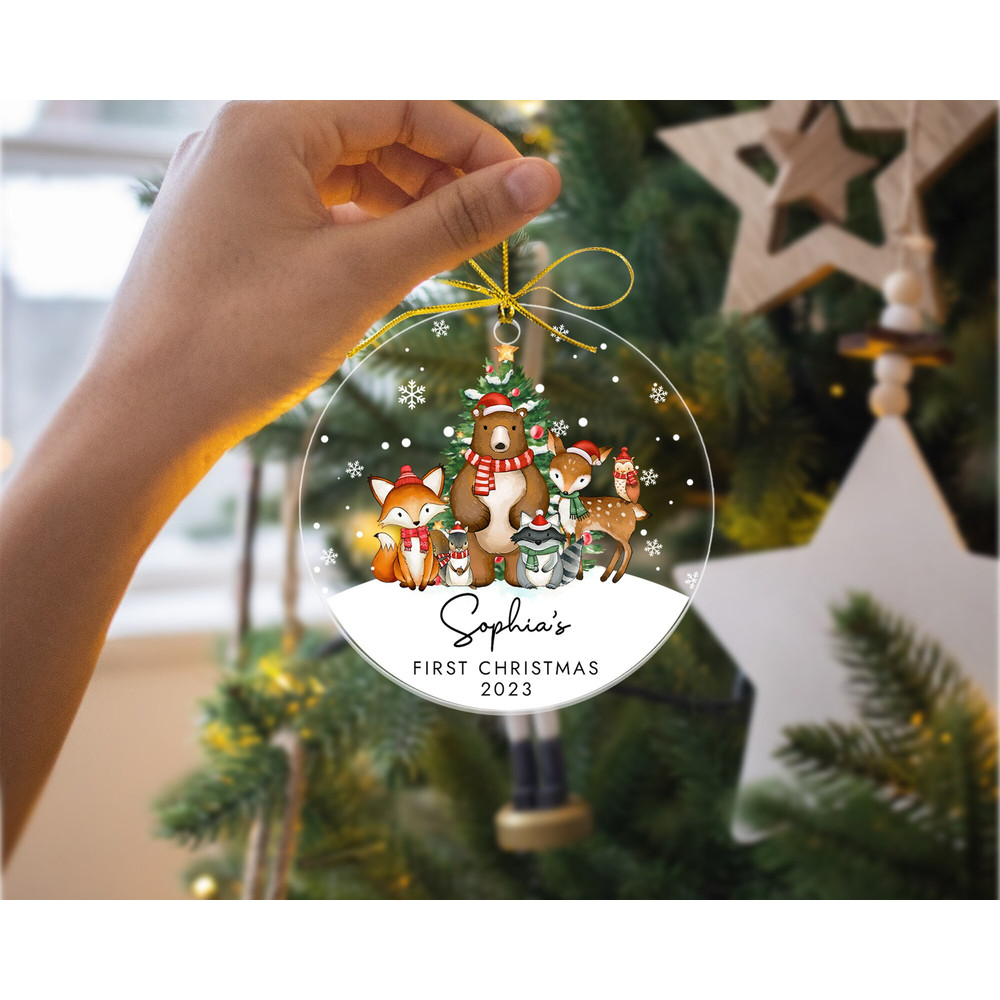 Personalized Baby's 1st Christmas Ornament, Custom Baby First Christmas Ornament, New Baby Christmas Gifts, Xmas Baby Keepsake Ornament - 4.jpg