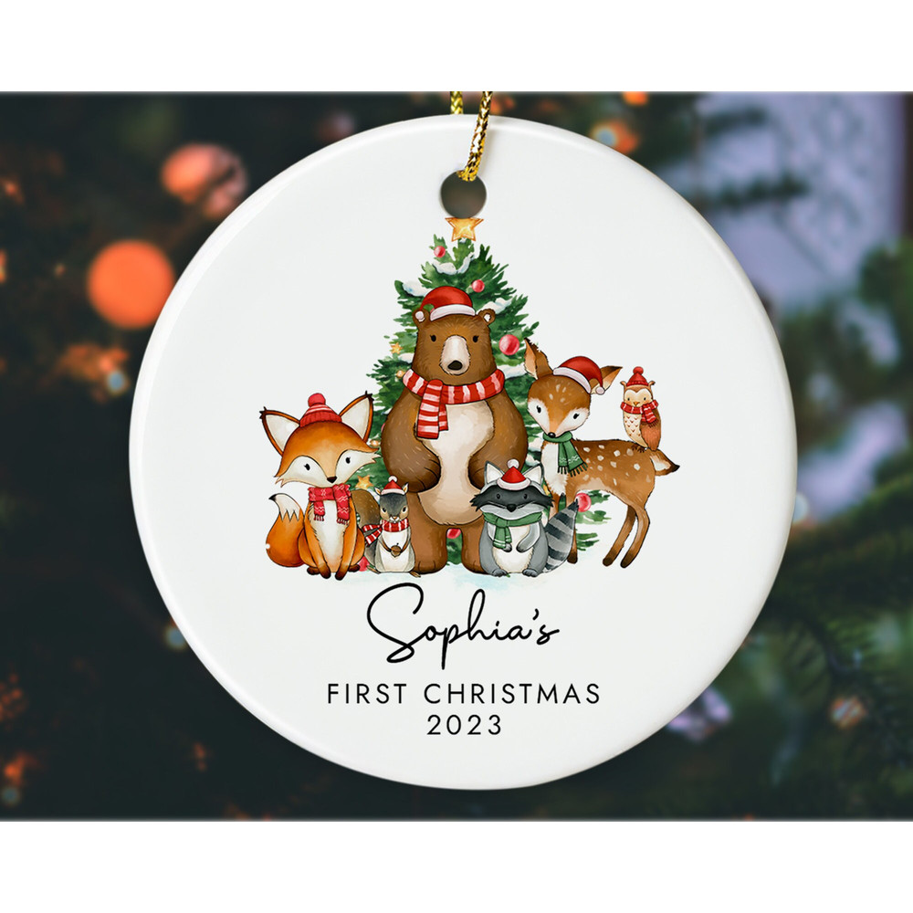 Personalized Baby's 1st Christmas Ornament, Custom Baby First Christmas Ornament, New Baby Christmas Gifts, Xmas Baby Keepsake Ornament - 6.jpg
