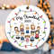 Christmas Gift For Grandma Grandpa - My Grandkids Personalized Round Acrylic Ornament, Custom Grandkids, Gift For Mom Dad, Christmas Decor - 2.jpg