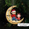 Christmas Gift For Grandparent - I Love You To The Moon And Back, Grandma Grandkid On The Moon Ornament, Christmas Gift Ornament - 1.jpg