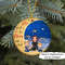 Christmas Gift For Grandparent - I Love You To The Moon And Back, Grandma Grandkid On The Moon Ornament, Christmas Gift Ornament - 1.jpg