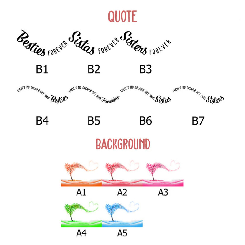 Custom Friends Besties Sisters Ornament, Personalized Bestie Ornament, Christmas Gift For Best Friend, Sisters, BFF, Christmas Decor - 2.jpg