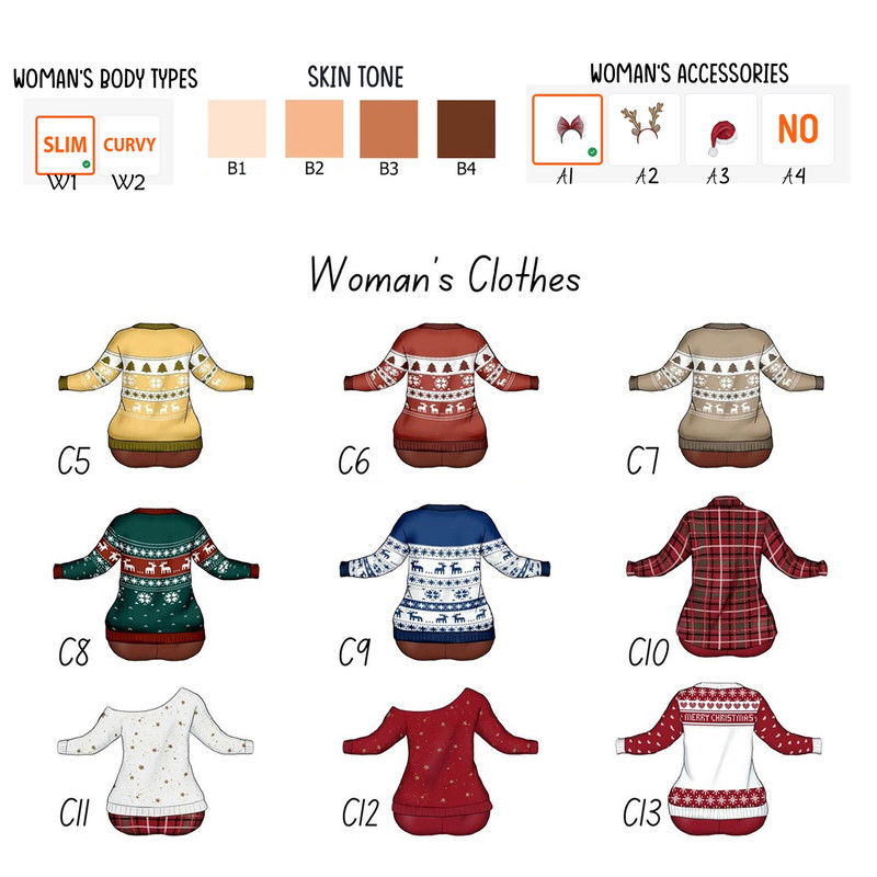 Custom Friends Besties Sisters Ornament, Personalized Bestie Ornament, Christmas Gift For Best Friend, Sisters, BFF, Christmas Decor - 2.jpg