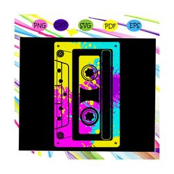 cassette tape mixtape retro music 80s and 90s shirt, trending svg files for silhouette, files for cricut, svg, dxf, eps,