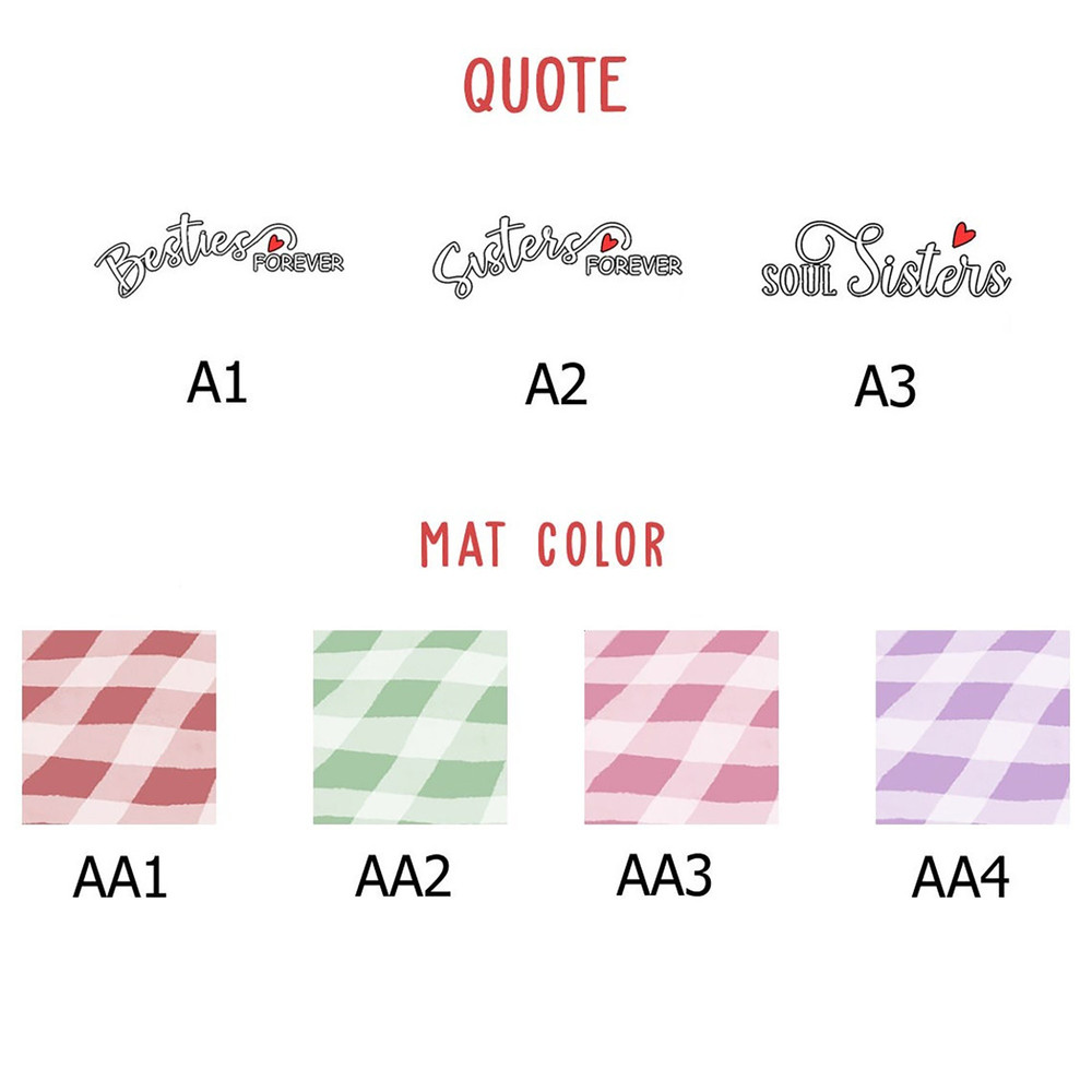 Custom Friends Besties Sisters Ornament, Personalized Bestie Ornament, Christmas Gift For Best Friend, Sisters, BFF, Christmas Decor - 2.jpg