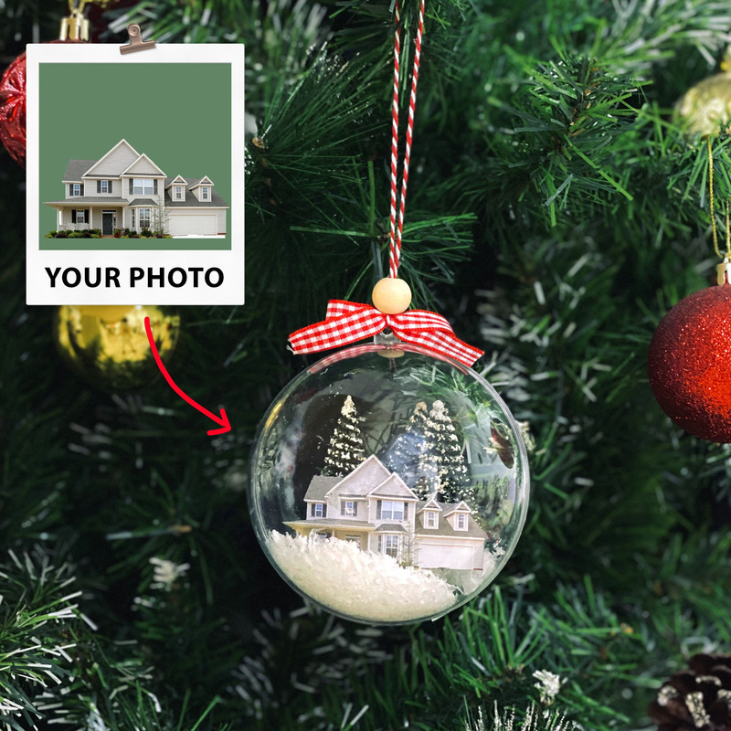 Custom Photo Globe Ball Ornament, 3D Ball Ornament Gifts, Christmas Gift for kid, Baby Photo Ornament, Family Photo Ornament, Xmas Decor - 2.jpg