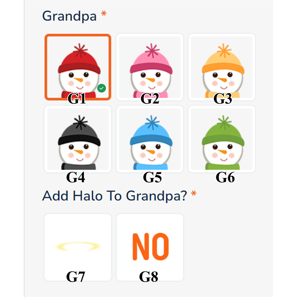 Customized Grandkids Ornament, Family With Kids Ornament, Grandparents With Kids Ornament, Family Christmas Ornament 2023, Christmas Decor - 3.jpg