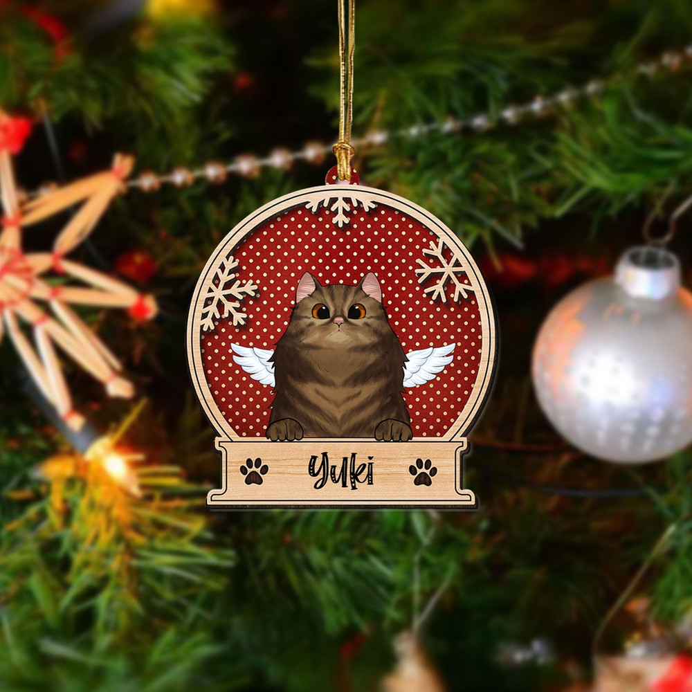 Personalized Cat Christmas Ornament, Custom Peeking Cats Ornament, Christmas Gifts, Custom Pets Ornament, Gift For Cat Lovers, Cat Mom Gifts - 1.jpg