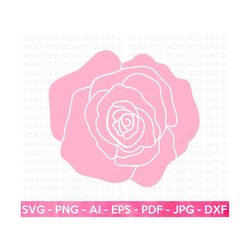 rose flower svg, floral decoration svg, rose svg, flower svg, flower bouquet svg, rose floral svg, cricut cut files, sillhouette