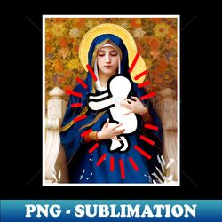 Madonna and Child - Premium PNG Sublimation File - Perfect for Creative Projects